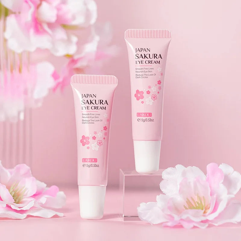 SAKURA Skincare Set Complete Facial Care Including Eye Cream, Cleanser, Facial Oil, Lip Mask, PeelOff Mask Moisturizing For ALL