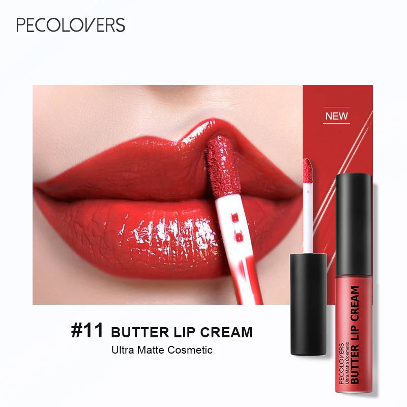 1PC Butter Gloss Non-Sticky Lip Gloss Long Lasting Nude Lip Makeup Hydrating Lip Gloss with Essential Oil Liquid Lipstick