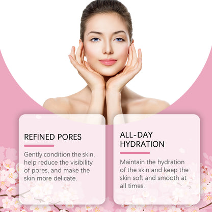 Jaysuing Cherry Blossom Hydrating Toner Hydrates And Moisturizes And Brightens Skin Refreshing Skincare Essence Water