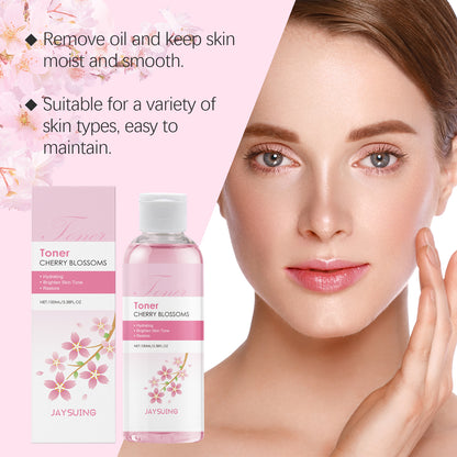 Jaysuing Cherry Blossom Hydrating Toner Hydrates And Moisturizes And Brightens Skin Refreshing Skincare Essence Water
