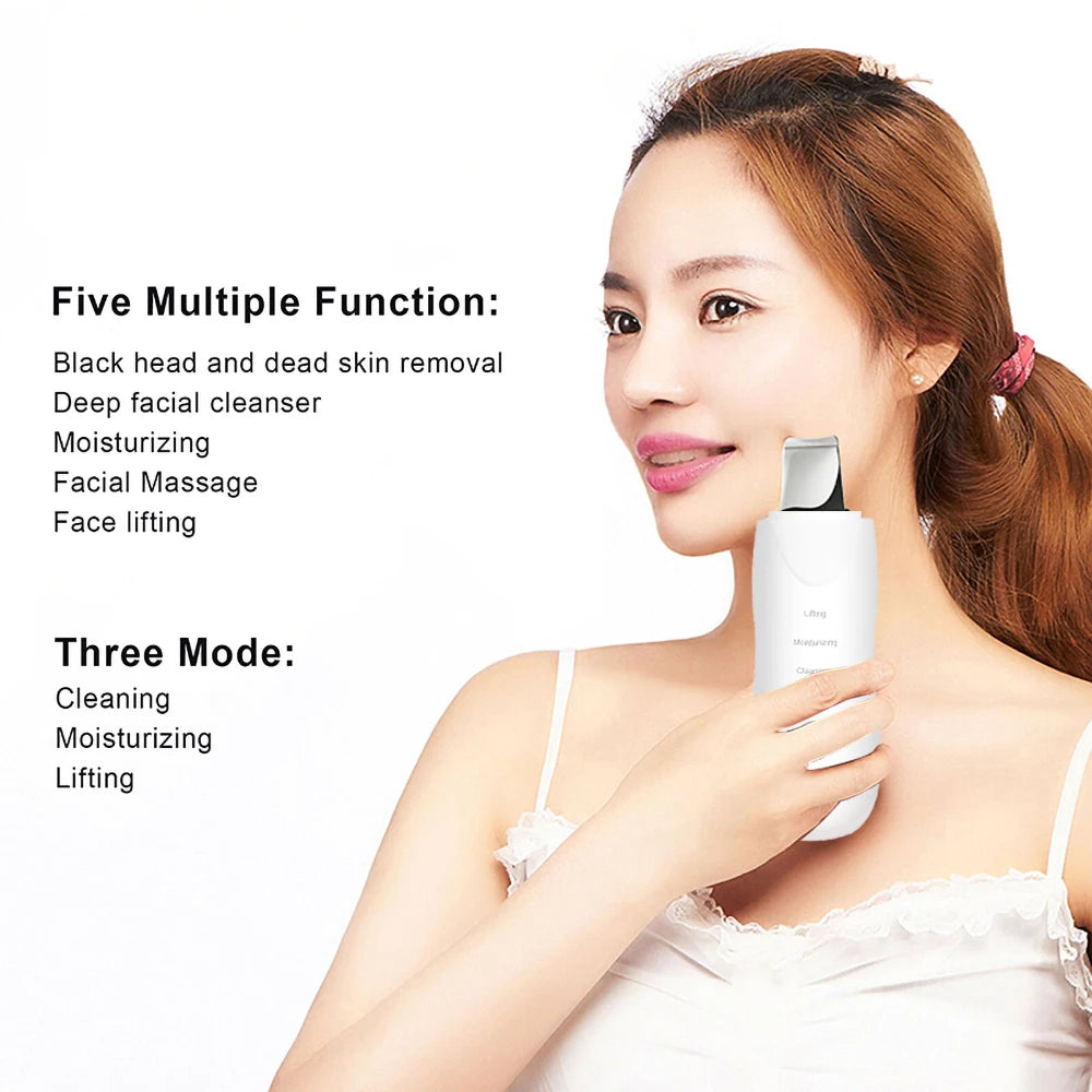 Ultrasonic Deep Cleansing Facial Cleaner