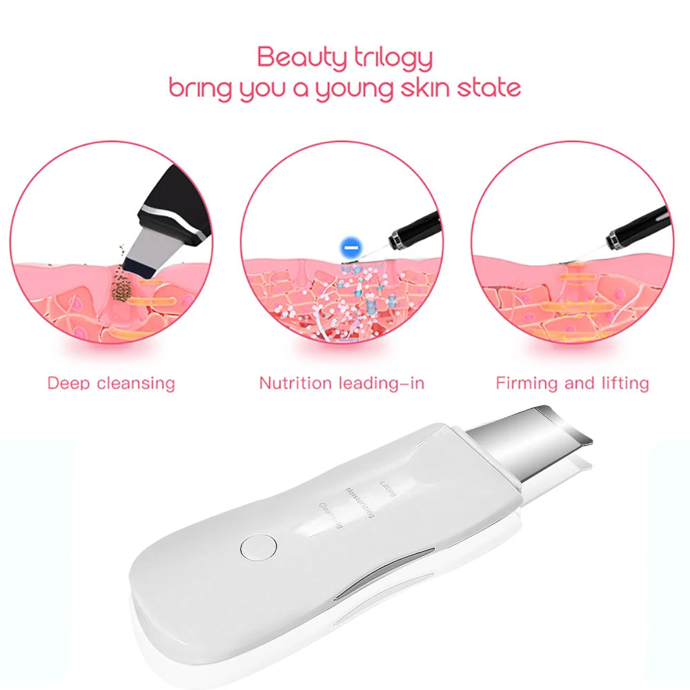 Ultrasonic Deep Cleansing Facial Cleaner