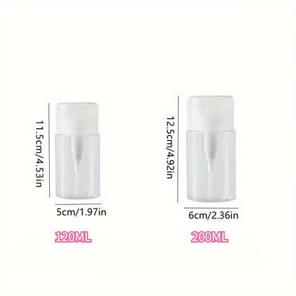 Ultimate Portable Skincare Kit Essential: Transparent Refillable Atomizer - Easy-Press Pump for Precise Dispensing of Serums