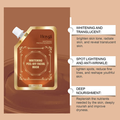 Brightening Peel off Mask Fade Dark Spot Blackhead Remover Deep Cleansing Hydrating Smooth Rejuvenation Moisturizing Jelly Mask