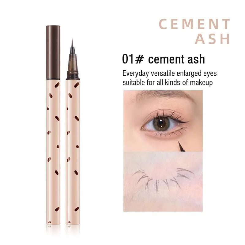 Eyelash Pencil Long Lasting Waterproof Perspirant Resistant Fine Head Non Smudging Eyelash Laying Silkworm Liquid Eyeliner