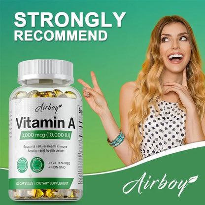 Vitamin A - Immune System &amp; Reproductive Function, Supports Healthy Skin &amp; Eyes, Antioxidant Activity