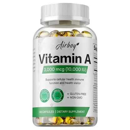 Vitamin A - Immune System &amp; Reproductive Function, Supports Healthy Skin &amp; Eyes, Antioxidant Activity