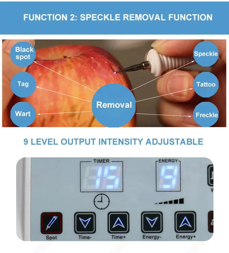 H3231 Ultrasonic Facial Massager Skin Care High Frequency Ultrasound Tightening Anti Aging Wrinkle Removal Salon Beauty Machine