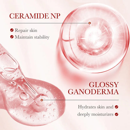 SADOER Ganoderma lucidum Dragon Blood Facial Serum Face Lotion Moisturizing Face Emulsion Oil Refreshing Control Facial Essence