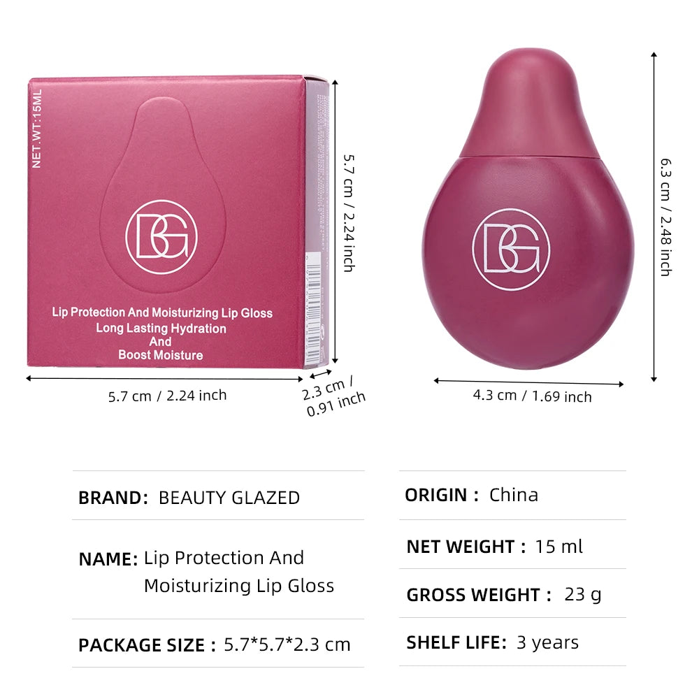 4-Color Lip Gloss Oil Set