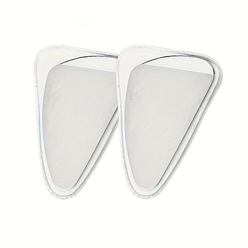 2pcs Stainless Steel Gua Sha Tool - Ultra-Thin Heart Shape with Triangle Edges for Face &amp; Hand Massage, Relaxation &amp; Muscle