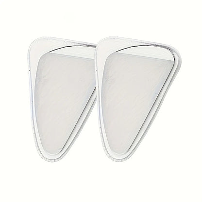 2pcs Stainless Steel Gua Sha Tool - Ultra-Thin Heart Shape with Triangle Edges for Face &amp; Hand Massage, Relaxation &amp; Muscle