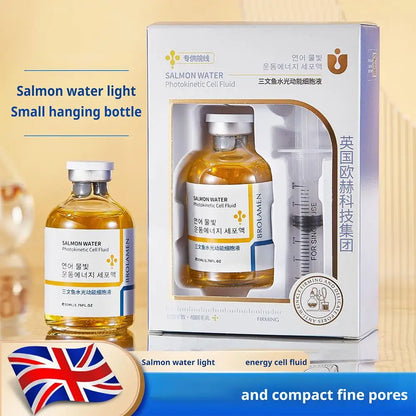 Skin Rejuvenation Essence Korean Salmon Wrinkle Serum Strengthen Skin Barrier Function 24 Hours Continuous Hydration Fiming Care