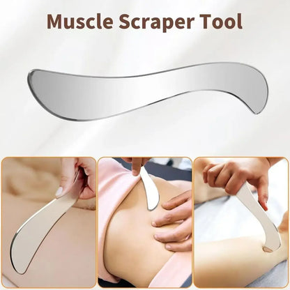 Stainless Steel Gua Sha Tool &amp; Muscle Scraper Tool &amp; Gua Sha Facial Tools