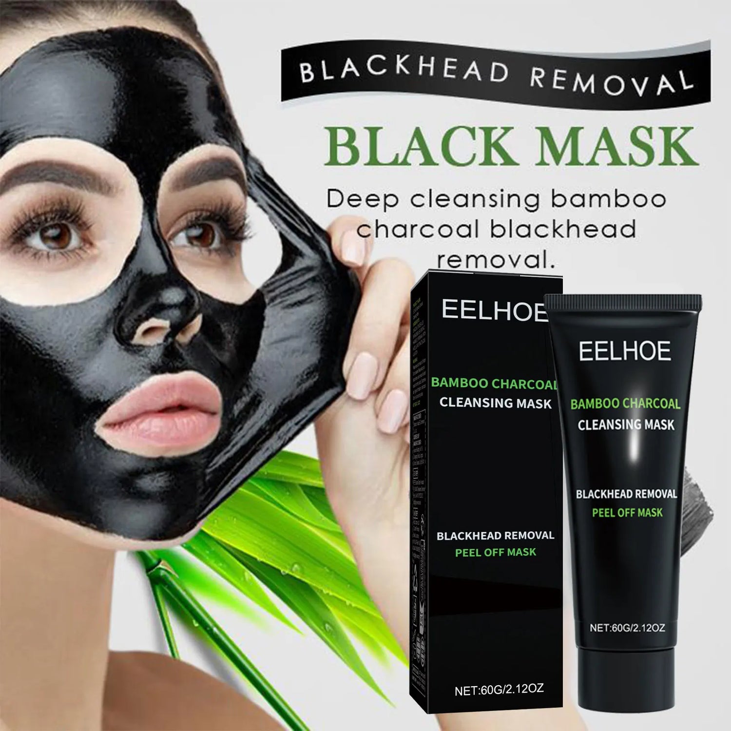 Bamboo Charcoal Blackhead Remover Mask