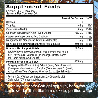 Saw Palmetto Sitosterol Capsules for Men&