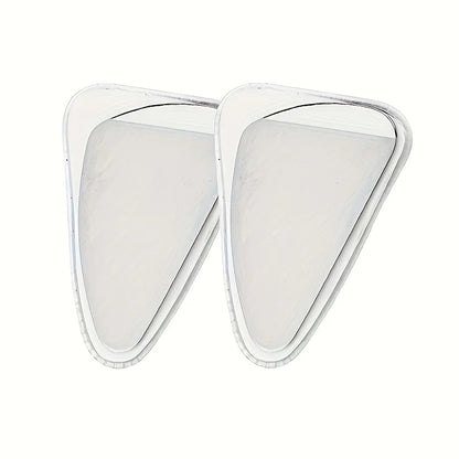 2pcs Stainless Steel Gua Sha Tool - Ultra-Thin Heart Shape with Triangle Edges for Face &amp; Hand Massage, Relaxation &amp; Muscle