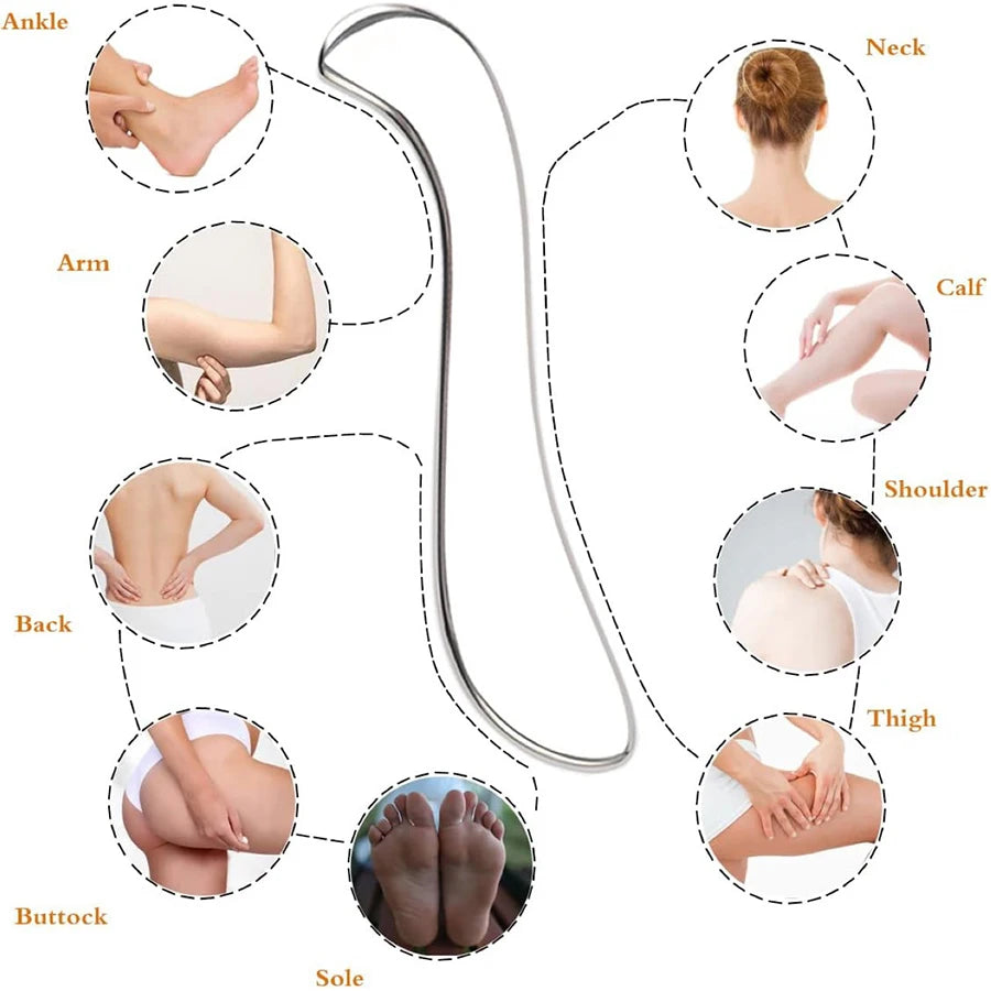 Gua Sha Stainless Steel Massage Tools Muscle Scraper Tool, Physiotherapy Tools, Muscle Gua Sha Tools Body Relaxation