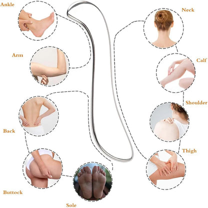 Gua Sha Stainless Steel Massage Tools Muscle Scraper Tool, Physiotherapy Tools, Muscle Gua Sha Tools Body Relaxation