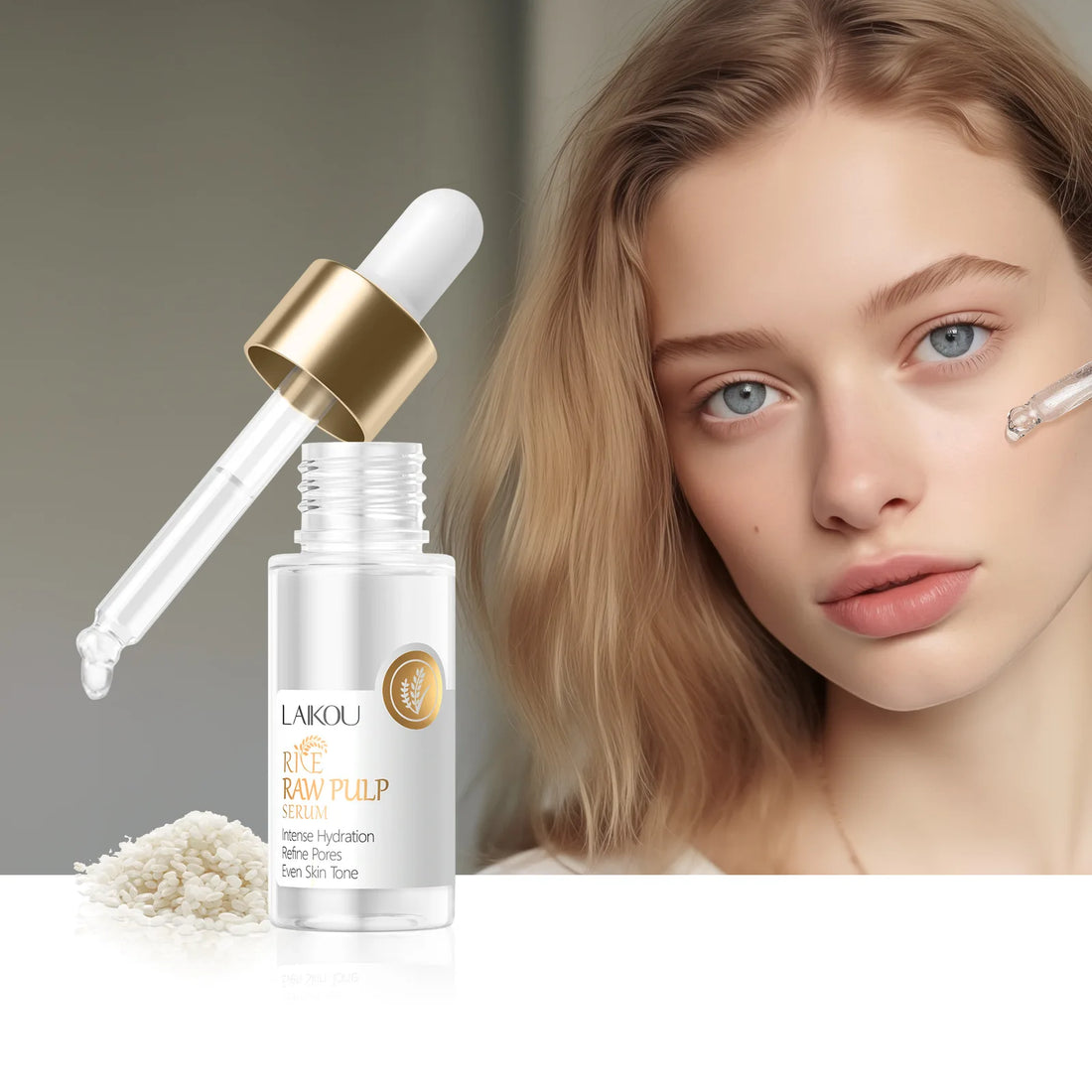 White Rice Essence Face Serum
