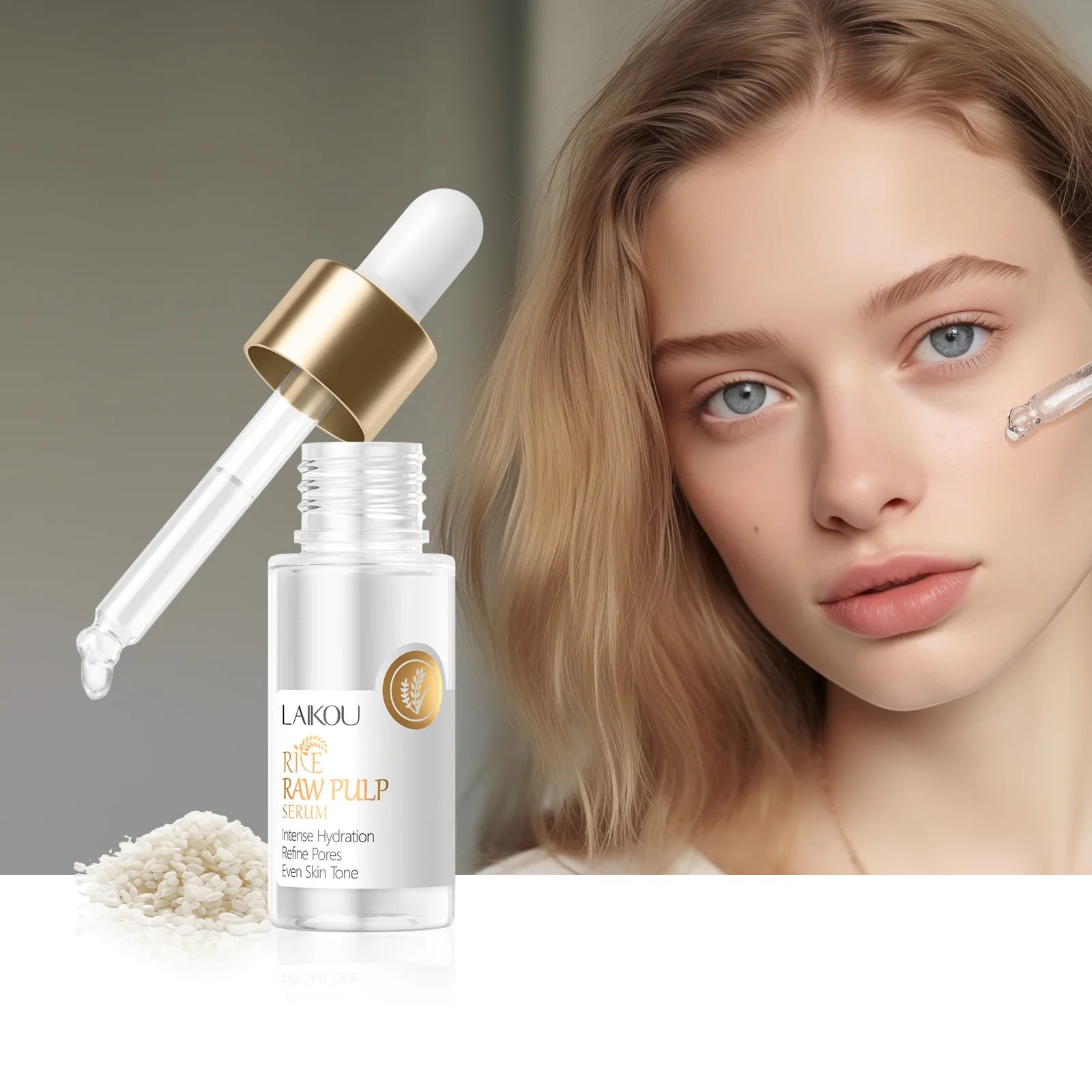 White Rice Essence Face Serum