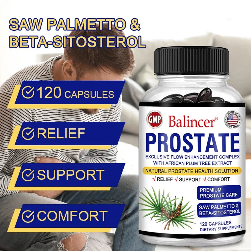 Saw Palmetto Sitosterol Capsules for Men&