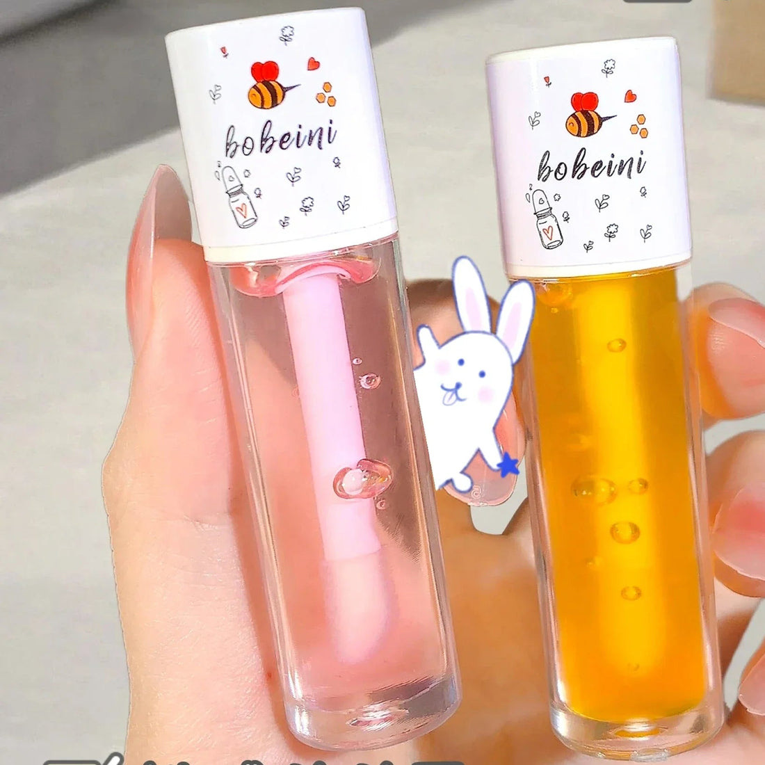 Moisturizing &amp; Long-Lasting Hydrating Peach Honey Lip Oil
