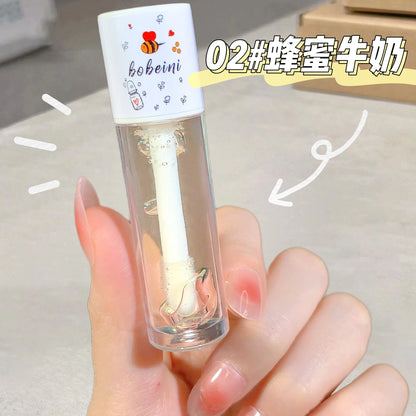 Moisturizing &amp; Long-Lasting Hydrating Peach Honey Lip Oil