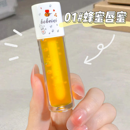 Moisturizing &amp; Long-Lasting Hydrating Peach Honey Lip Oil
