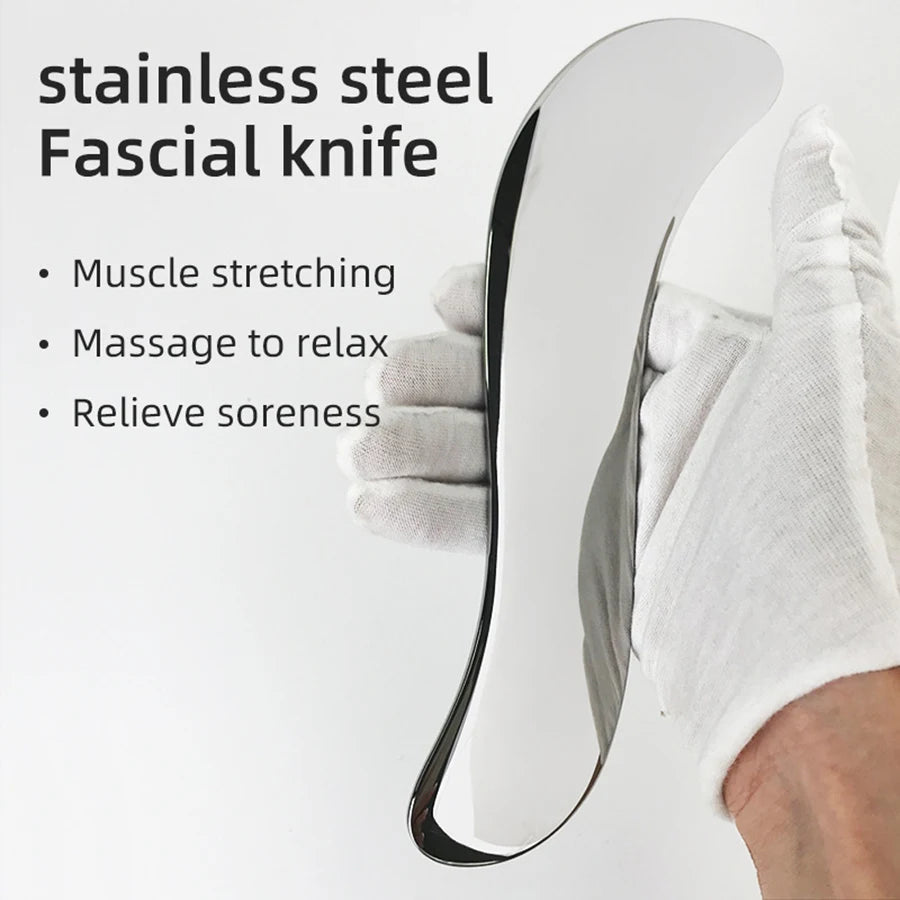 Gua Sha Stainless Steel Massage Tools Muscle Scraper Tool, Physiotherapy Tools, Muscle Gua Sha Tools Body Relaxation