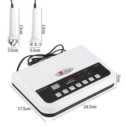 2in1 Ultrasonic Facial Beauty Machine Ultrasound Massager Face Lifting Cleaning Skin Tightening Anti Wrinkle Body Massage Device