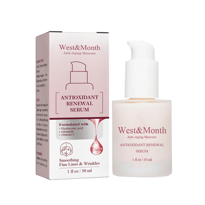 West&amp;Month Antioxidant Renewal Serum, Tighten Facial Skin, Lighten Lines, Moisturize And Prevent Aging Serum